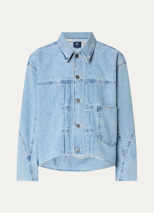 Levi's Shank spijkerjas met borstzakken - voorkant 2 indigo