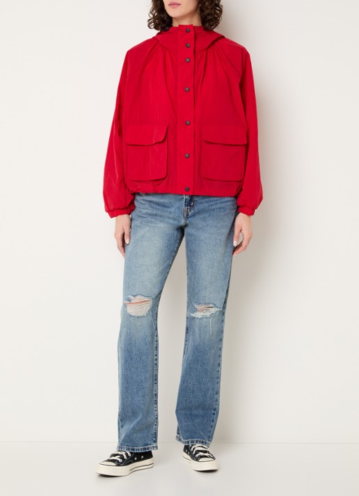 Levi's Simone jack met opgestikte zakken - voorkant 2 steenrood