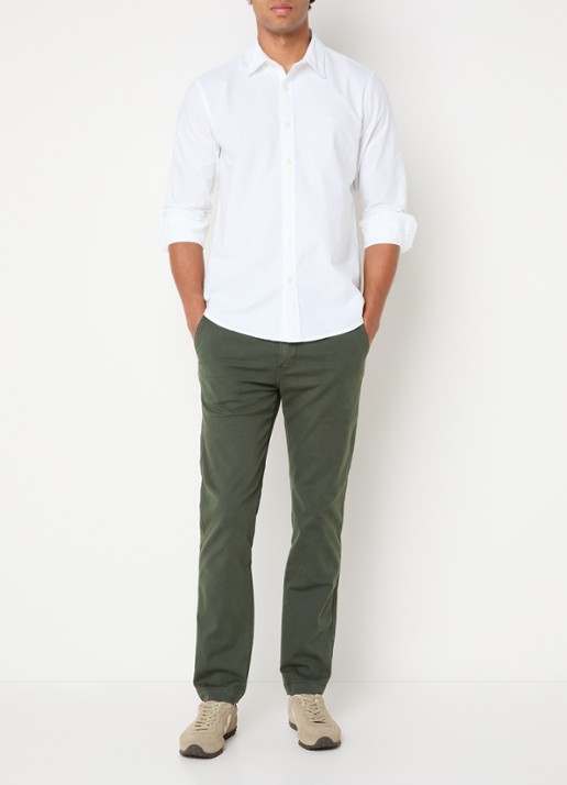 Levi's Slim fit chino met steekzakken - voorkant 5 olijfgroen