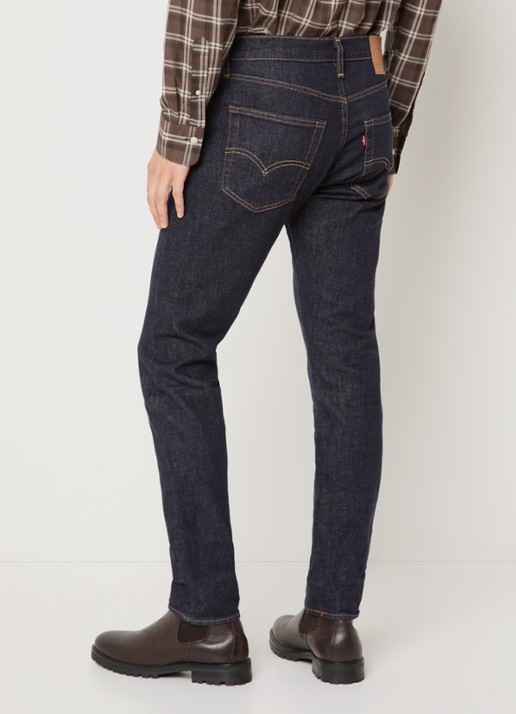 Levi's Slim fit jeans met donkere wassing - achterkant 3 indigo