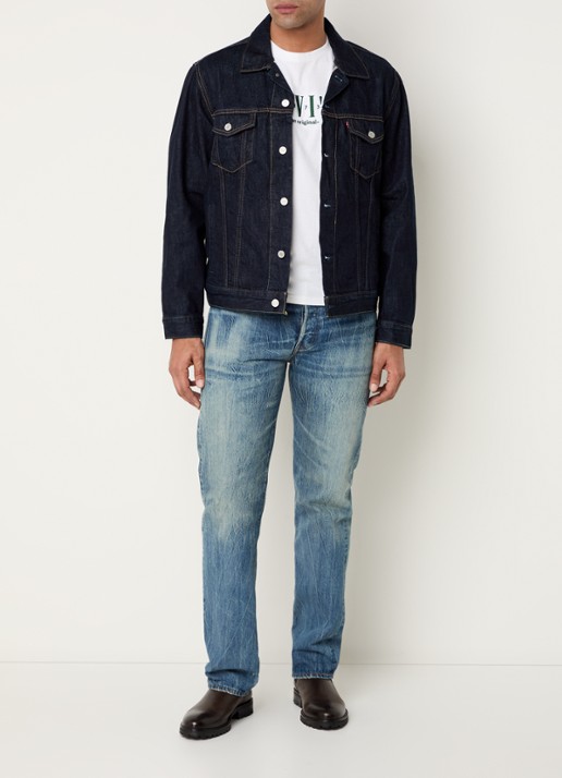 Levi's Spijkerjas met borst- en steekzakken - voorkant 2 indigo