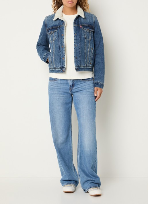 Levi's Spijkerjas met borstzakken - voorkant 4 indigo