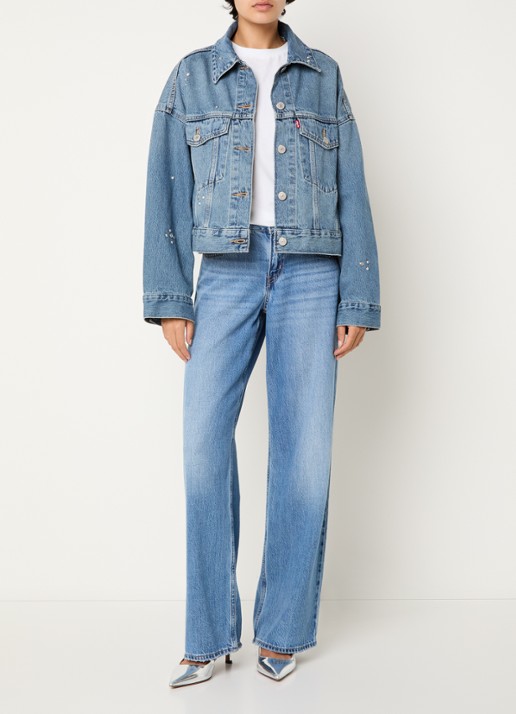 Levi's Spijkerjas met borstzakken - voorkant 4 indigo