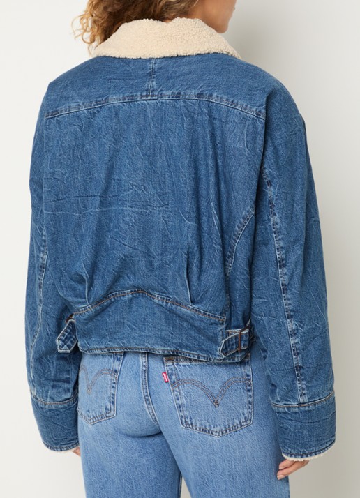 Levi's Spijkerjas met steekzakken - achterkant 4 donkerblauw