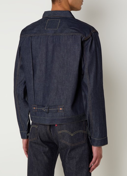 Levi's Spijkerjas van  katoen met borstzak  - achterkant indigo