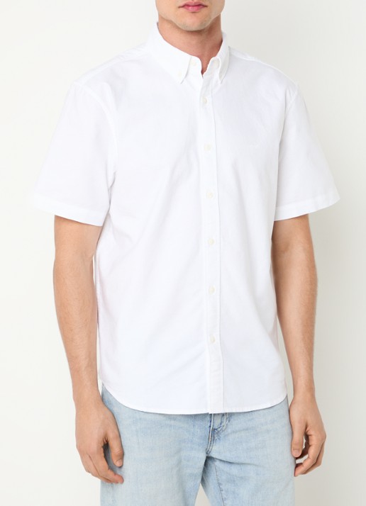 Levi's SS Authentic regular fit overhemd met logo - detail 2 wit