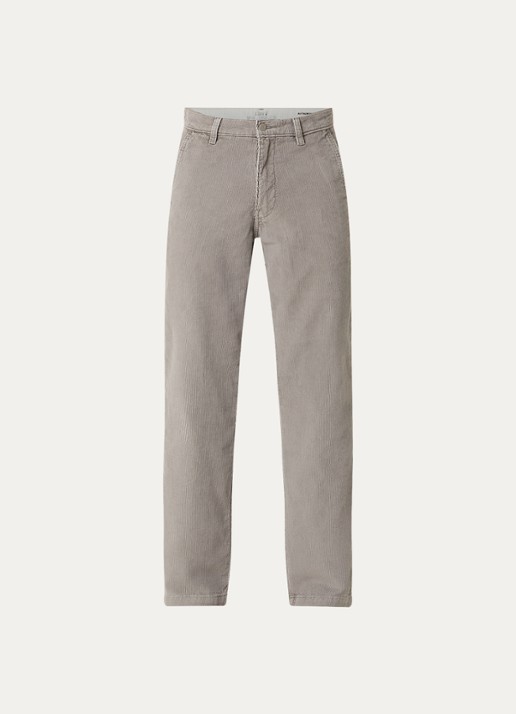 Levi's Straight fit broek met steekzakken - voorkant lichtgrijs