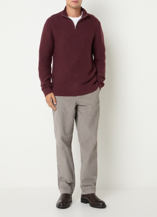 Levi's Straight fit broek met steekzakken - voorkant 2 lichtgrijs