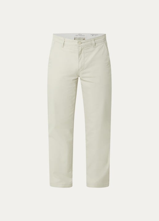Levi's Straight fit chino met steekzakken - voorkant 4 ivoor