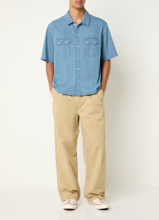 Levi's Straight fit chino met steekzakken - voorkant 3 camel