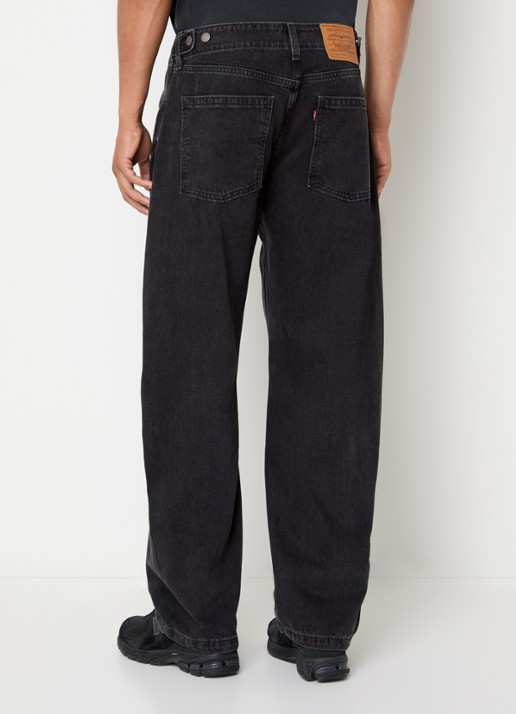 Levi's Straight fit jeans met gekleurde wassing - achterkant 5 zwart