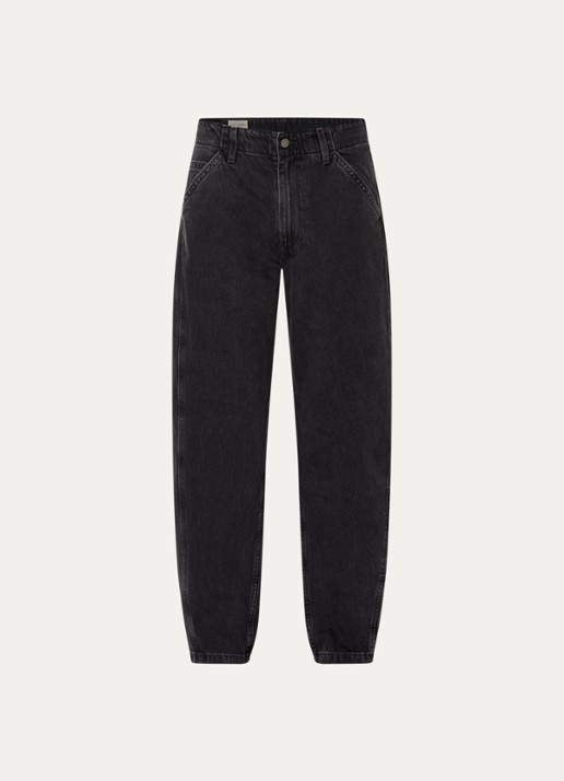 Levi's Straight fit jeans met gekleurde wassing - voorkant 3 zwart