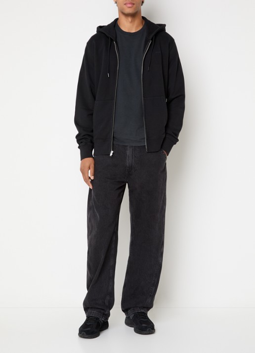 Levi's Straight fit jeans met gekleurde wassing - voorkant 4 zwart