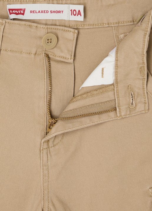 Levi's Straight fit korte cargobroek met steekzakken - detail 3 camel