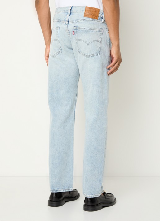 Levi's Straight leg jeans met lichte wassing - achterkant 3 indigo
