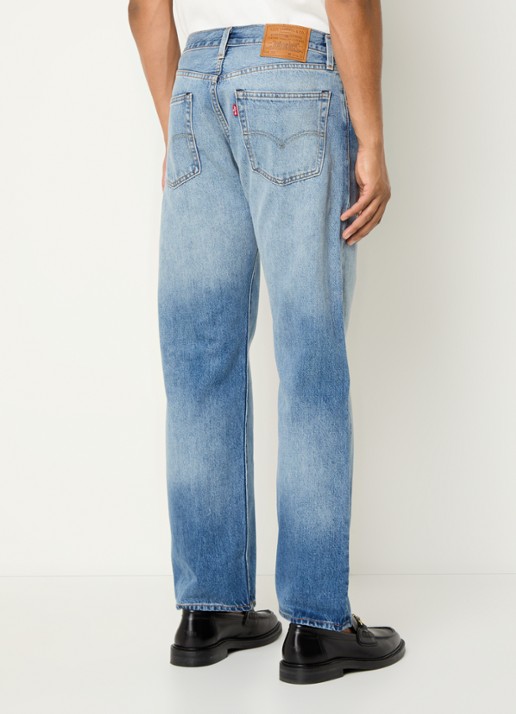 Levi's Straight leg jeans met medium wassing - achterkant 5 indigo
