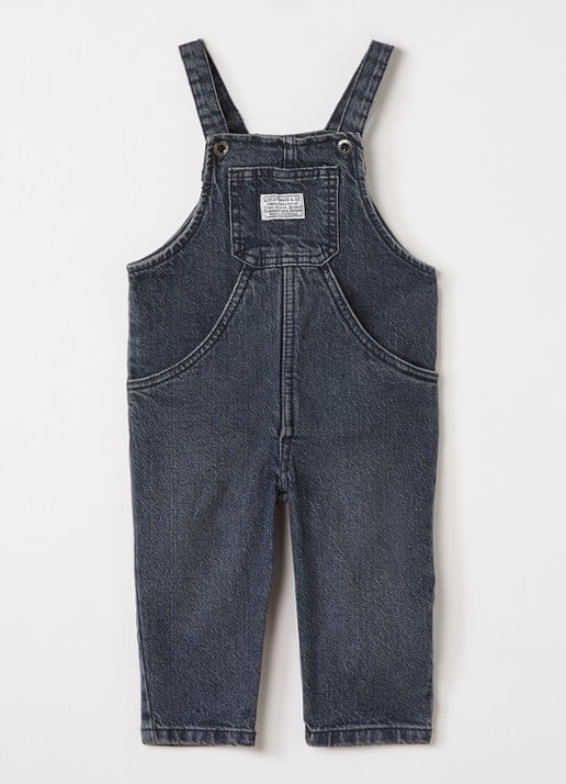 Levi's Straight leg tuinbroek van denim