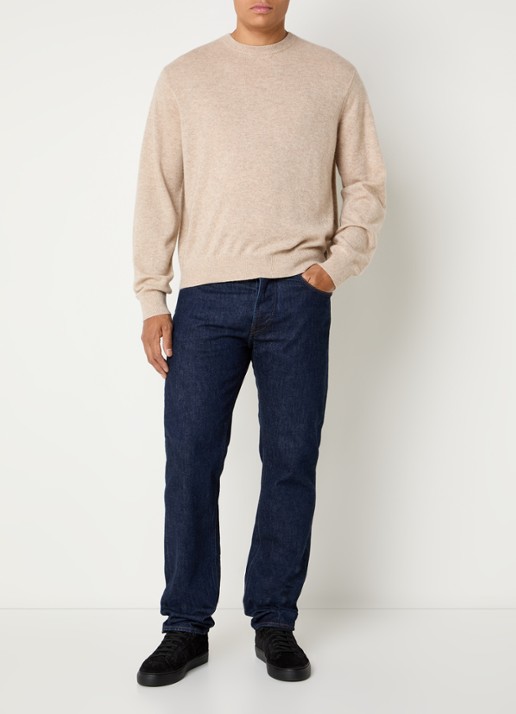 Levi's Sweater in kasjmierblend - voorkant 4 beige