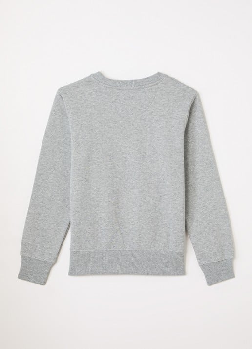 Levi's Sweater met gemêleerd dessin - voorkant 3 grijs