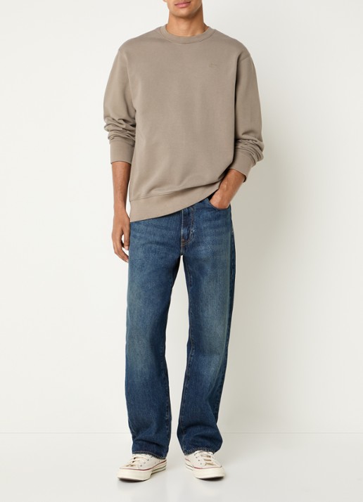 Levi's Sweater met logo - voorkant 3 zand