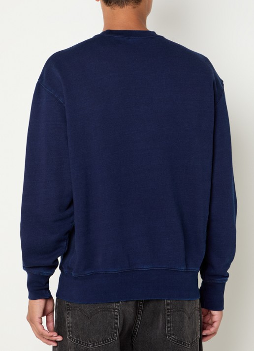 Levi's Sweater met logoborduring - achterkant 4 donkerblauw