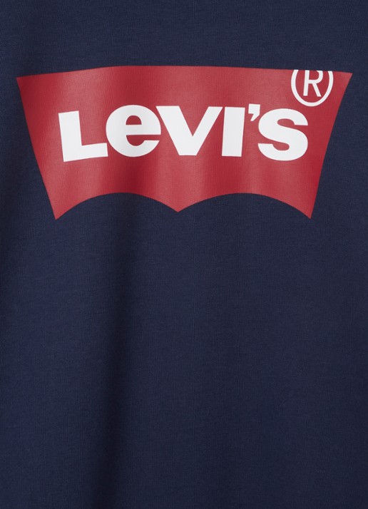 Levi's Sweater met logoprint - detail 3 blauw