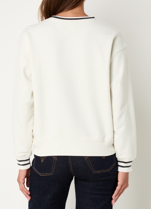 Levi's Sweater met logoprint - achterkant 4 beige