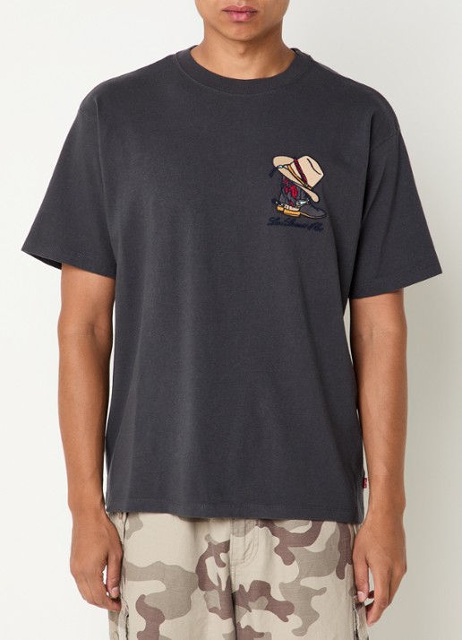 Levi's T-shirt met borduring