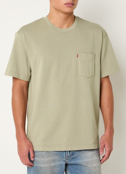 Levi's T-shirt met borstzak