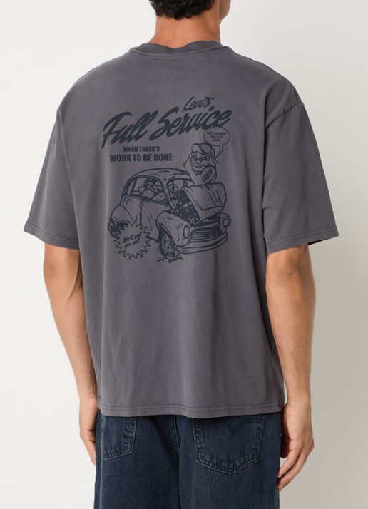 Levi's T-shirt met front- en backprint