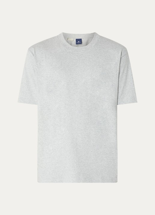 Levi's T-shirt met gemêleerd dessin - voorkant 2 grijsmele