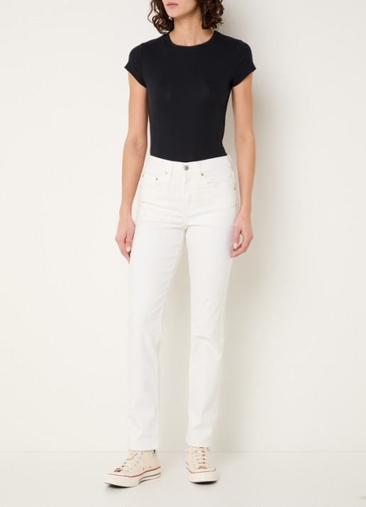 Levi's T-shirt met logo - voorkant 2 zwart