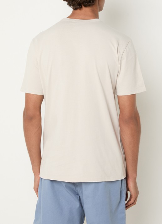 Levi's T-shirt met logo - achterkant 4 creme