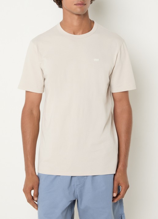 Levi's T-shirt met logo - detail 3 creme