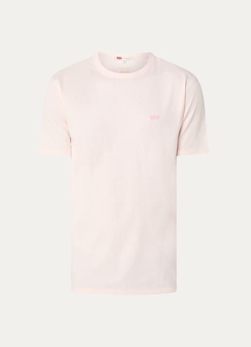 Levi's T-shirt met logo - voorkant 3 lichtroze