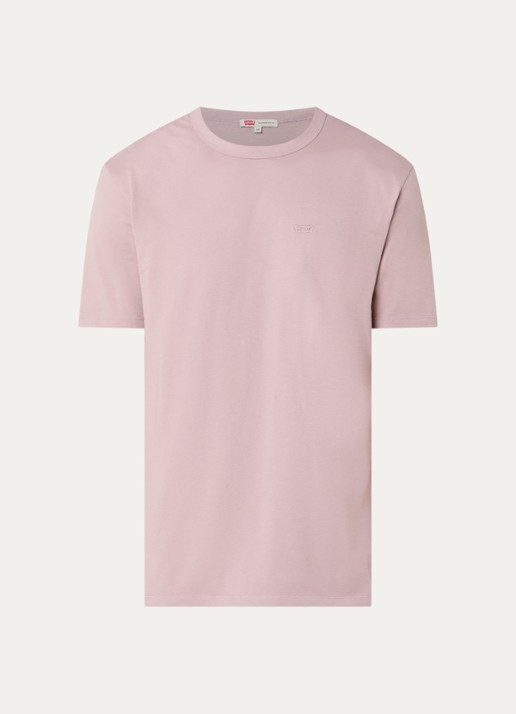 Levi's T-shirt met logo - voorkant 3 oudroze