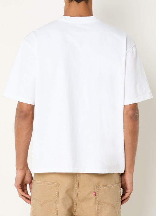 Levi's T-shirt met logo - achterkant 4 wit