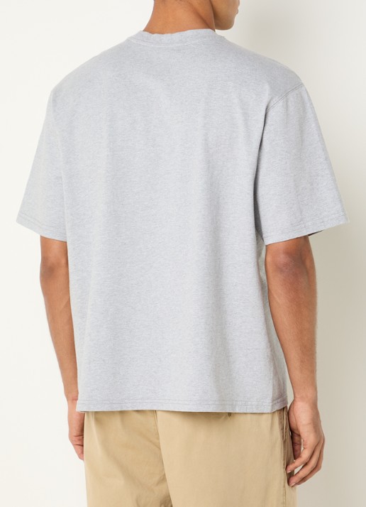 Levi's T-shirt met logo - achterkant lichtgrijs