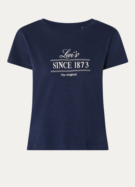 Levi's T-shirt met logoborduring