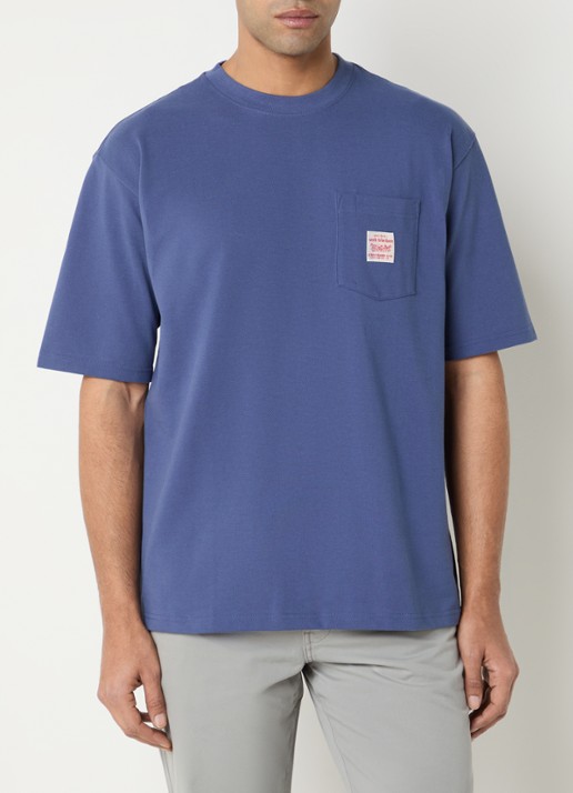 Levi's T-shirt met logoborduring