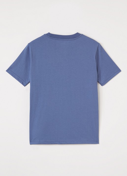 Levi's T-shirt met logoprint - voorkant 2 royalblauw