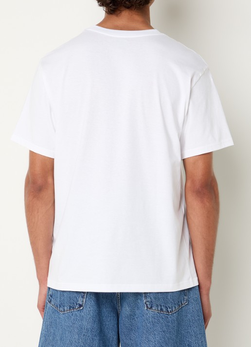 Levi's T-shirt met logoprint - achterkant wit