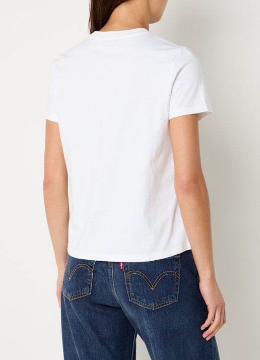 Levi's T-shirt met print - achterkant 3 wit