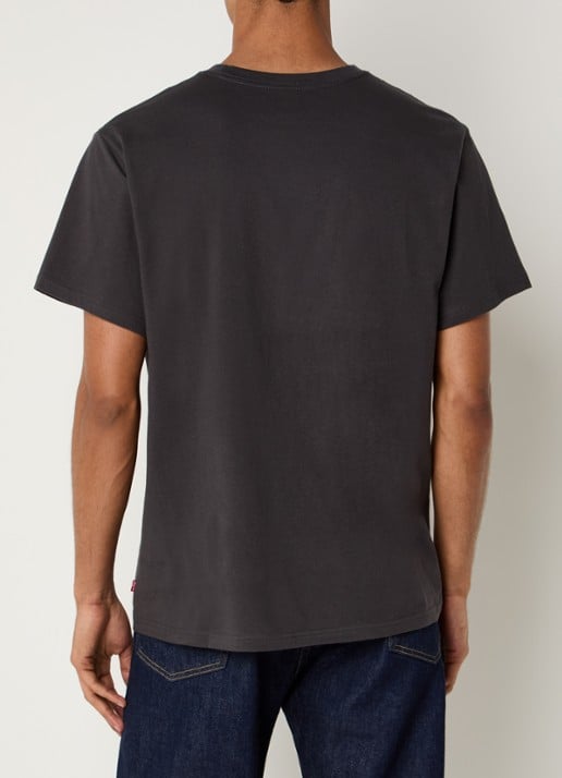 Levi's T-shirt met print - achterkant 4 antraciet