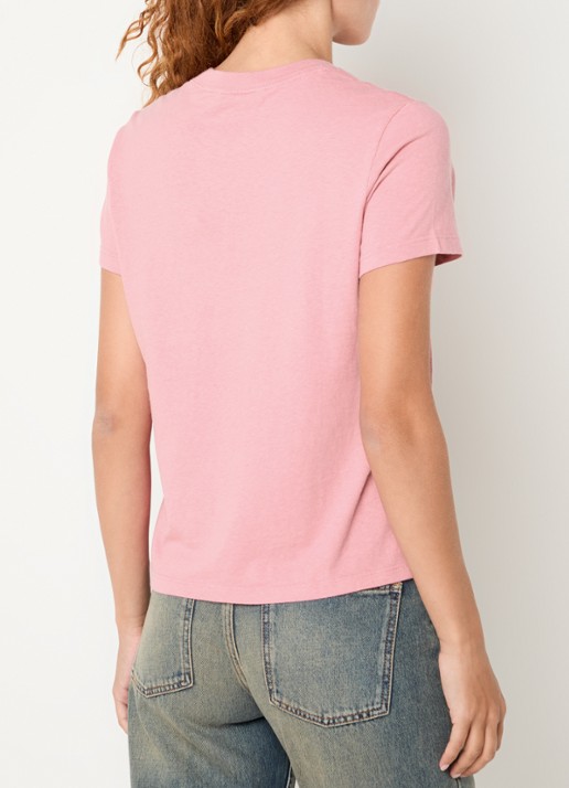 Levi's T-shirt met ronde hals - achterkant 4 roze