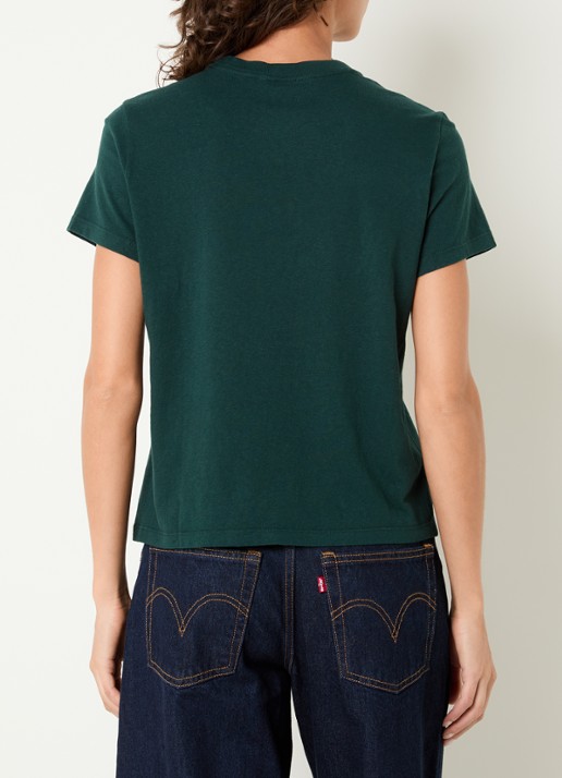 Levi's T-shirt met ronde hals - achterkant 2 groen