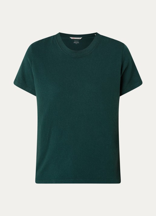 Levi's T-shirt met ronde hals - voorkant 3 groen