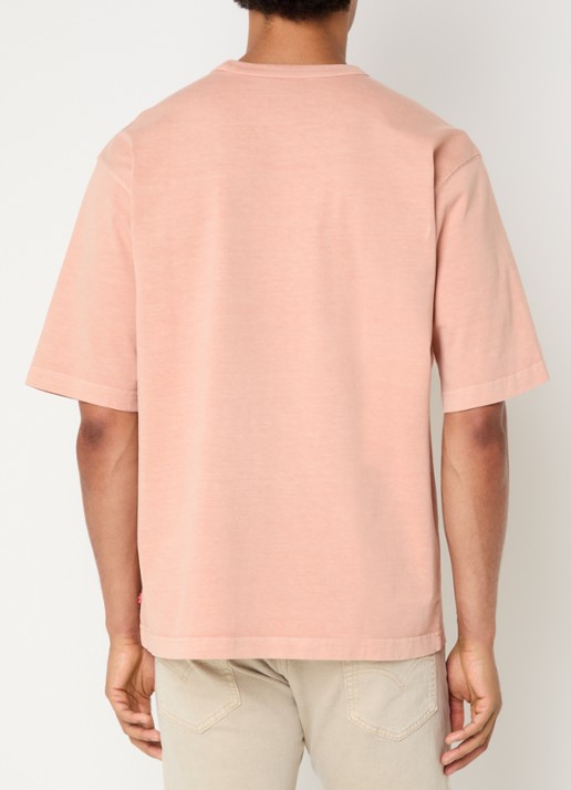 Levi's T-shirt met ronde hals - achterkant 4 zalmroze