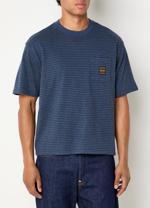 Levi's T-shirt met streepprint met borstzak
