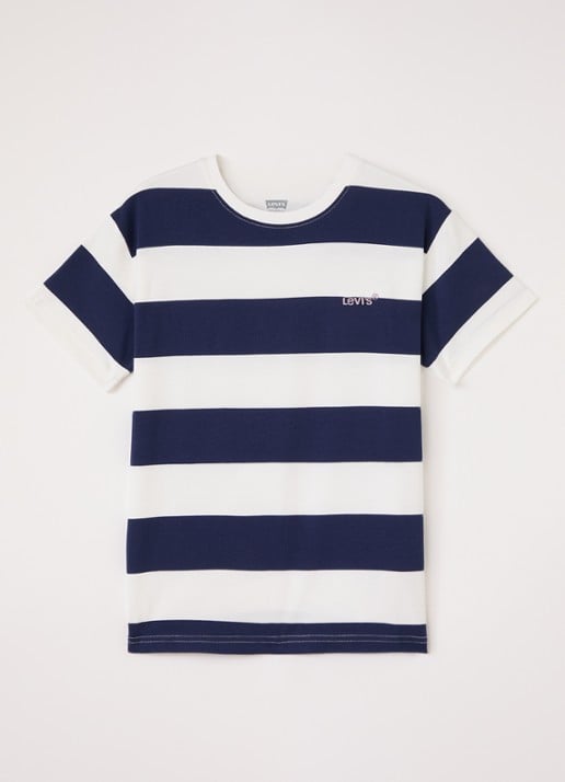 Levi's T-shirt met streepprint